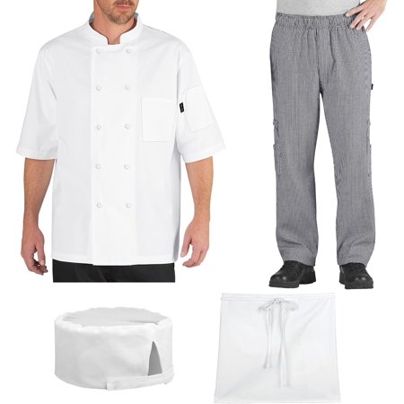Chef Code Pants Chef Code Student Chef Bundle Pack Includes Chef Coat, Pants, Hat Apron ...