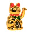 thumbnail image 2 of Símbolo de prosperidad y riqueza para una decoración de Feng Shui afortunada Gato de la fortuna dorado con pata que se mueve, 2 of 8