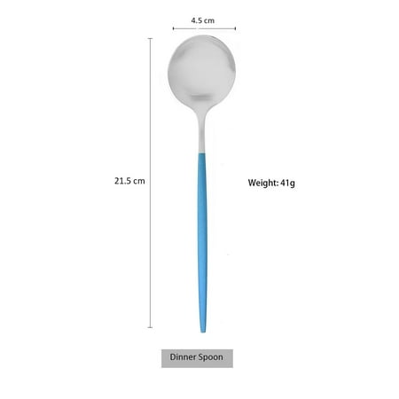 

Matte Silver Cutlery Set Stainless Steel Flatware Set Kitchen Silverware Steak Tableware Dinnerware Spoon Fork Knife Set