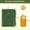 3-green, variant on Tekola 5 Subject Notebook College Ruled with Movable Tab Dividers, 300 Pages 8"x10"/B5 Leather Hardcover Spiral Notebook, 100GSM Thick Journal Notebooks for Work, School, Green