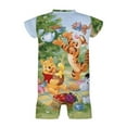 thumbnail image 6 of Winnie The Pooh Baby Boy Girl Short Sleeve Romper Clothing Set Print Cartoon Baby Summer One Piece Jumpsuit, 6 of 8