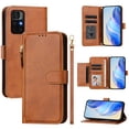 thumbnail image 3 of Funda para Xiaomi POCO M4 Pro 5G Cartera de Mano con Cremallera y Correa Cruzada Desmontable, 3 of 5