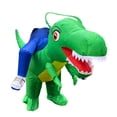 thumbnail image 4 of Disfraz inflable de dinosaurio para montar, disfraz inflable para fiestas de cumpleaños L, 4 of 8