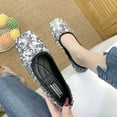 thumbnail image 2 of Kukoosong Womens Comfort Flats Womens Fashion Pointed Toe Shoes Sequin Decoration Casual Comfortable Flat Casual Shoes for Women Silver 40, 2 of 3