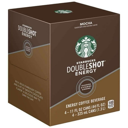 Monster Coffee Energy Drink - Starbucks Doubleshot Energy, Mocha, 11 Fl Oz, 4 Count