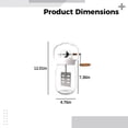 thumbnail image 4 of 50.7 fl oz / 1500 ml Glass Jar Butter Churn, Hand-Crank Butter Maker with Wooden Handle, Manual Butter Churn Kit with Stable Base, Easy to Move Homemade Butter Churn, 4 of 5