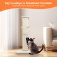 thumbnail image 3 of Rascador para gatos SOCATER Nature, de sisal, 84 cm, para gatos de interior, 3 of 7