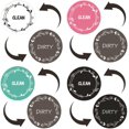 thumbnail image 1 of HELIAHOO 4 Pack Funny Cute Dishwasher Magnet Clean Dirty Sign,Double-Sided Flower Pattern Clean/Dirty Magnet,Universal Dirty or Clean Reversible Indicator for Dishwasher Refrigerator,4 CJ915-96601, 1 of 8