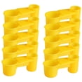 thumbnail image 4 of BELOVING 10Pcs Double Ports Water Dispenser Autodrinker for Budgies Cockatiels Conure Yellow, 4 of 10