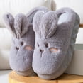 thumbnail image 2 of Vedolay Womens Slippers Men Soft Plush Cozy House Slippers Slip-On Slippers Grey,37, 2 of 5