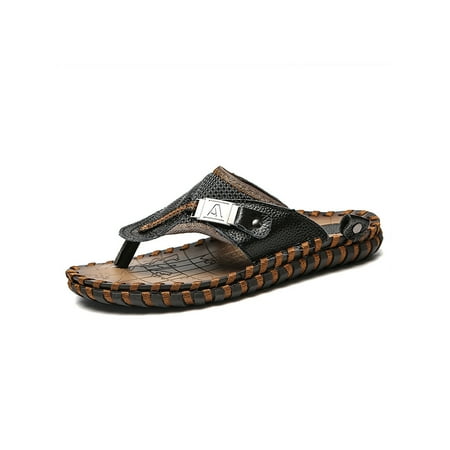 

Oucaili Lightweight Flip-Flops for Men s Beach Casual Thong Outdoor Open Toe Sandals Size 7-12