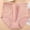 Pink, variant on Women's Panties Womens Brief Underwear Packs Briefs Women's Solid Lace Plus Size High Waist Leak Proof Cotton Crotch Shorts Underwear Panties