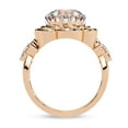 thumbnail image 4 of AFFY Floral Solitaire Engagement Ring for Women, 2.20 Carat (ctw) Round and Marquise Cut Lab Grown Diamond Ring In 10K Solid Rose Gold F-G, VS-SI Quality Ring Size-8, 4 of 7