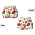 thumbnail image 5 of Vsdgher Tomatoes print Workout Shorts for Women Seamless Soft Smooth Gym Yoga Scrunch Active Exercise Fitness Shorts, 5 of 8