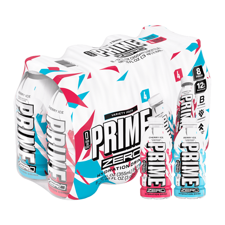 Prime Hydration Zero Sugar Sports Drink Duo Pack, 12 fl oz, 6 Pack photo 1