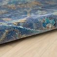 thumbnail image 4 of Laddha Home Designs 7.5' Floral Bordered Round Area Throw Rug - Multicolor, 4 of 8