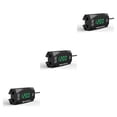 thumbnail image 2 of Speravity Voltímetro de motocicleta LED IP67 Medidor de voltaje de CC Fijación portátil Probador electrónico Reloj Voltímetro Luz verde al aire libre Type1 NO1 Speravity CBP334252, 2 of 6