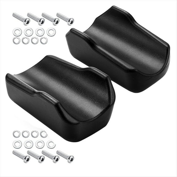 New Arrivals 2 Pcs Rollator Armrest Pad Upright Walker Forearm Pads Black