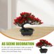 thumbnail image 5 of Planta artificial falsa adorno de árbol falso planta creativa decoración bonsai, 5 of 7