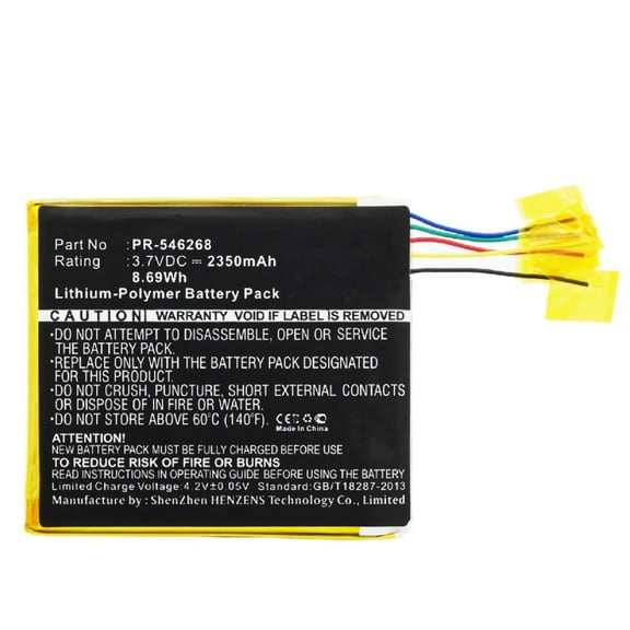 Batteries N Accessories BNA-WB-P5150 Tablets Battery - Li-Pol, 3.7V, 2350 mAh, Ultra High Capacity Battery - Replacement for Fuhu PR-546268 Battery