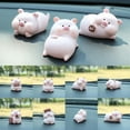 thumbnail image 6 of KERISTE Cute Cartoon Pig Car Decoration Car Center Console Interior Dashboard Accessory E, 6 of 6