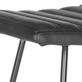 thumbnail image 6 of SAFAVIEH Akito Rectangle Backless Counter Stool, Black (Set of 2), 6 of 8