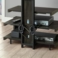Whalen 3Shelf Television Stand with Floater Mount for TVs up to 55
