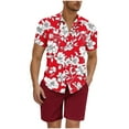thumbnail image 2 of Yiliang T Shirt for Men Hawaiian Shirt for Men Short Sleeve Button Down Shirts Beach Tropical Casual Top, 2 of 5