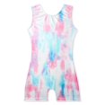 thumbnail image 2 of Maillot de gimnasia EQSJIU Tiedye Leopard Sparkle con pantalones cortos de 3-4 t, 2 of 5