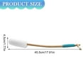 thumbnail image 3 of Gnwei Lotion Applicator for Back, Feet, 17.9" Long Lotion Applicator- Long Handle for Easy Reach and Self Application of Body Wash - Shower Brush for Both Men and Women, 3 of 9