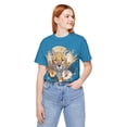 thumbnail image 2 of Medallion Graphic Unisex 100 Cotton Vintage Animal Medal Artwork Tee 46, 2 of 15