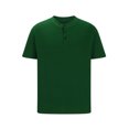 thumbnail image 4 of CaiJunJia George T Shirts for Men,Men's Casual Henley Shirts Classic Button Cotton Short Sleeve T-Shirt Summer Basic Solid Lightweight Tees Tops, 4 of 6