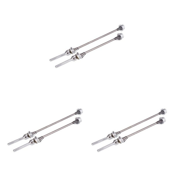 Pinchos de bicicleta Soidarity ZTTO Universal de liberación rápida 100mm/135mm Plata 3piezas