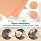 thumbnail image 4 of Uxcell Paquete de 6 Paños de Cocina Suecos, 7"x8" Toallas de Papel de Celulosa Reutilizables Lavables, Trapos Sin Rayones [Naranja], 4 of 6