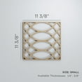 thumbnail image 3 of Ekena Millwork 11 3/8"W x 11 3/8"H x 1/4"T Small Montrose Decorative Fretwork Wood Wall Panels, Hickory, 3 of 18