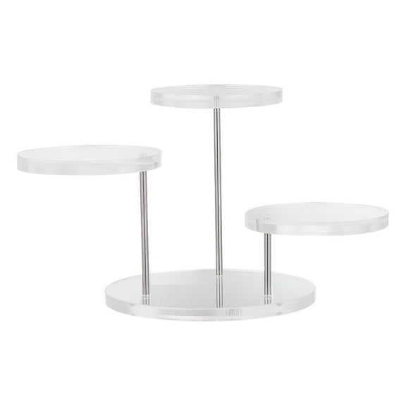 MRLESS TEHAUX Acrylic Display Stand 3 Tier Jewelry Tower for Home Retail