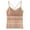 Coffee, variant on Women Camisole Tops Sheer Lace Floral Bralette Wireless Padded Tank Top V Halter Thin Cami Lingerie Underwear Ladies Breathable Vest Tops Built in Bra