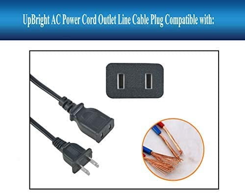 UpBright AC in Charging Cord Charger Cable Compatible with PowerStation PSX PS X PS X2 PSX2 PS X3 PSX 3 PSX3EU DC 12V Battery Jumpstarter Air Compressor Power Station PSX3 Jump Starter PS1100 PS2000