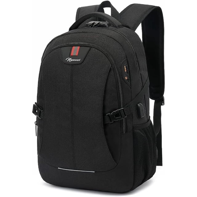 Mochila Antirobo Nanwei Mochila para Portátil con Puerto de Carga USB y de Auriculares 15.6 Pulgadas