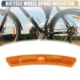 thumbnail image 4 of Ofertas Únicas 1 Par de Reflectores para Bicicleta 5"x0.79"x0.47" Reflector de Advertencia para Bicicleta Accesorios Amarillos, 4 of 6