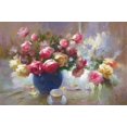 thumbnail image 2 of Adamczyk, Jacek 24x17 White Modern Wood Framed Museum Art Print Titled - Flowers with Light II, 2 of 4