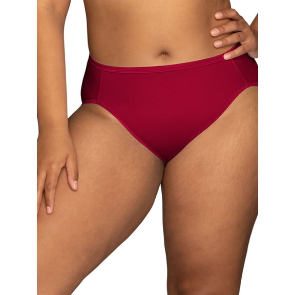 Vanity Fair Lingerie Women's Underwear, Illumination Hi-Cut Brief Panties, Sizes S - 3XL