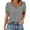 Gray, variant on Enridrech Women's Summer Blouse Casual Loose Crew Neck Cute T Shirt Top for Women Puff Short Sleeve Shirts Tops