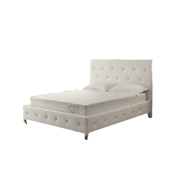 JERFIT 8 Inch Queen Mattress, Memory Foam Bed in a Box, CertiPUR-US Certified, Aloe Vera Cooling Stretch Knit Cover, Medium Firm Support, Pressure Relief, Expandable