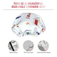 thumbnail image 5 of Easygdp Nautical Lighthouse Sailboat Shower Caps for Women, Double Waterproof Layers Shower Cap, Quick Drying Bath Hair Cap Reusable, 5 of 9