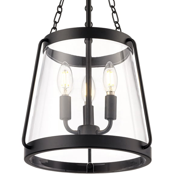Millennium Lighting 21403 Adabella 3 Light 12" Wide Multi Light Pendant - Black