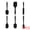Black, variant on Unique Bargains 6Pcs Heat-Resistant Dishwasher Safe Kitchen Utensils Black