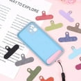 thumbnail image 5 of Detachable DIY Adjustable Mobile Phone Lanyard Cord Rope Patch Card Gasket Clip Snap Cord PINK, 5 of 8
