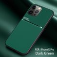 thumbnail image 1 of ELEHOLD for iPhone 13 Pro Max Slim Skin Feel Case, TPU Bumper + PC Fashion Diagonal Line Skin Touch Luxury Elegant Lightweight Magnetic Shockproof Non-Slip Soft Grip Flexible Ultra-Thin Case,Green, 1 of 6