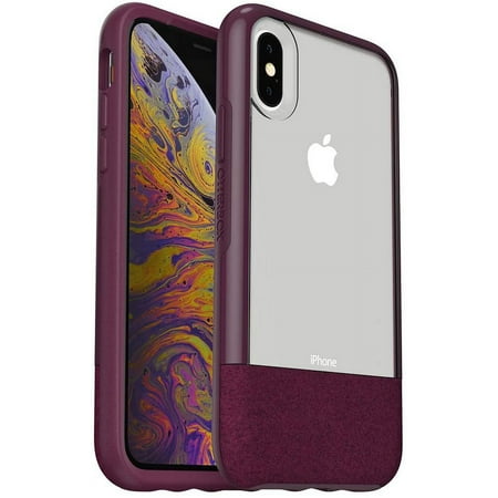 OtterBox Clear Case for iPhone Xs and iPhone X, Lucent Magenta